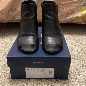 Cole Haan open toe shootie